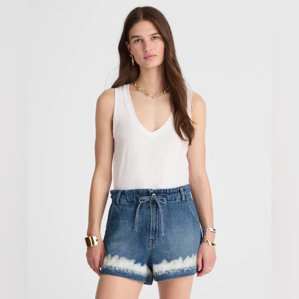 Shibori Madewell Denim Shorts - Size S (6/8), NWT, MSRP $118